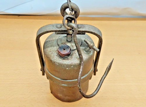 Alte grubenlampe frosch - grubenlampe,
