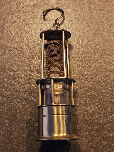 Bergbaulampe messing klein - messing,