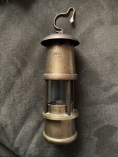 Alte Messing Grubenlampe