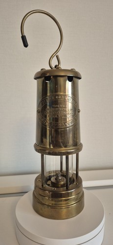 Bergbaulampe messing british - -,