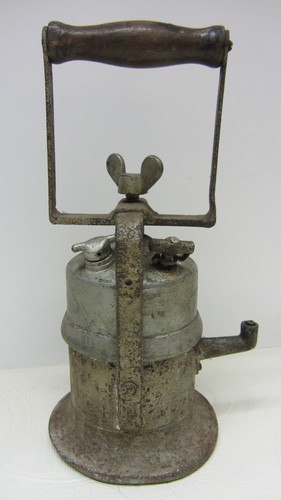 Originale antike bergbau - antike, lampe
