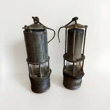 Alte Messing Grubenlampen, 2