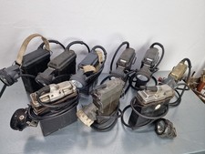 9 alte Bergbau Kopflampen