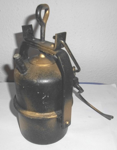 Alte grubenlampe karbidlampe - alte,