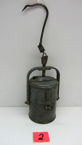 Originale antike bergbau - bergbau, lampe