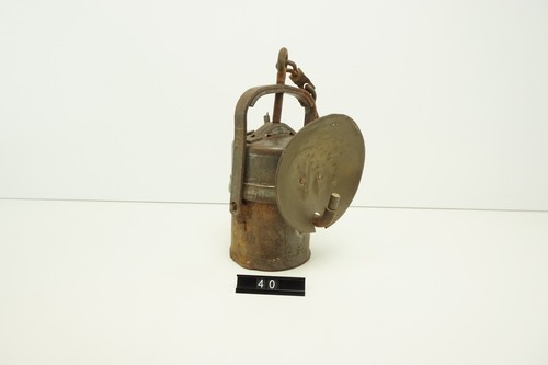 Alte grubenlampe karbidlampe - grubenlampe,