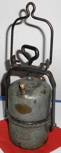 Alte grubenlampe karbidlampe - alte,